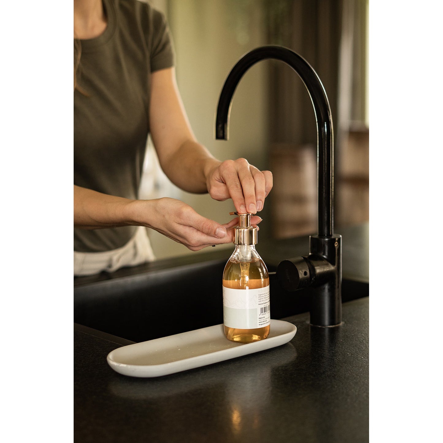 Flüssigseife Glasflasche 250ml | Zirbelkiefer